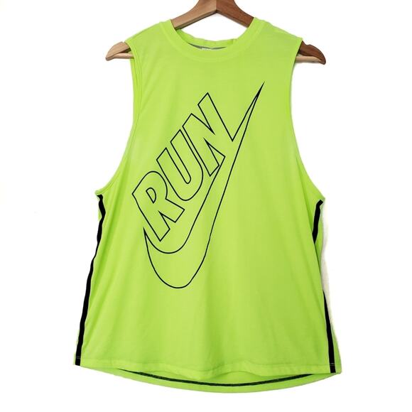 Nike | Running Dri Fit Neon Muscle Tee - Picture 1 of 6